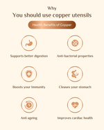 Copper Crest Glass Set of 6 Pcs