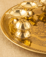 Royal Brass Aarti Thali Lakshmiji & Ganeshji Engraved