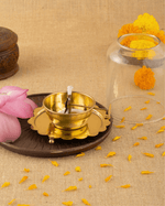 Authentic Brass Adjustable Akhand Diya