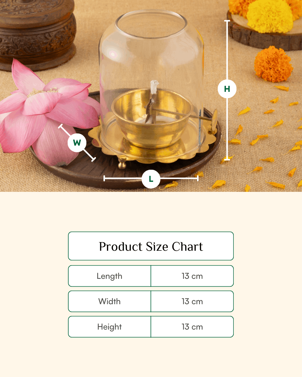 Premium Brass Adjustable Akhand Diya