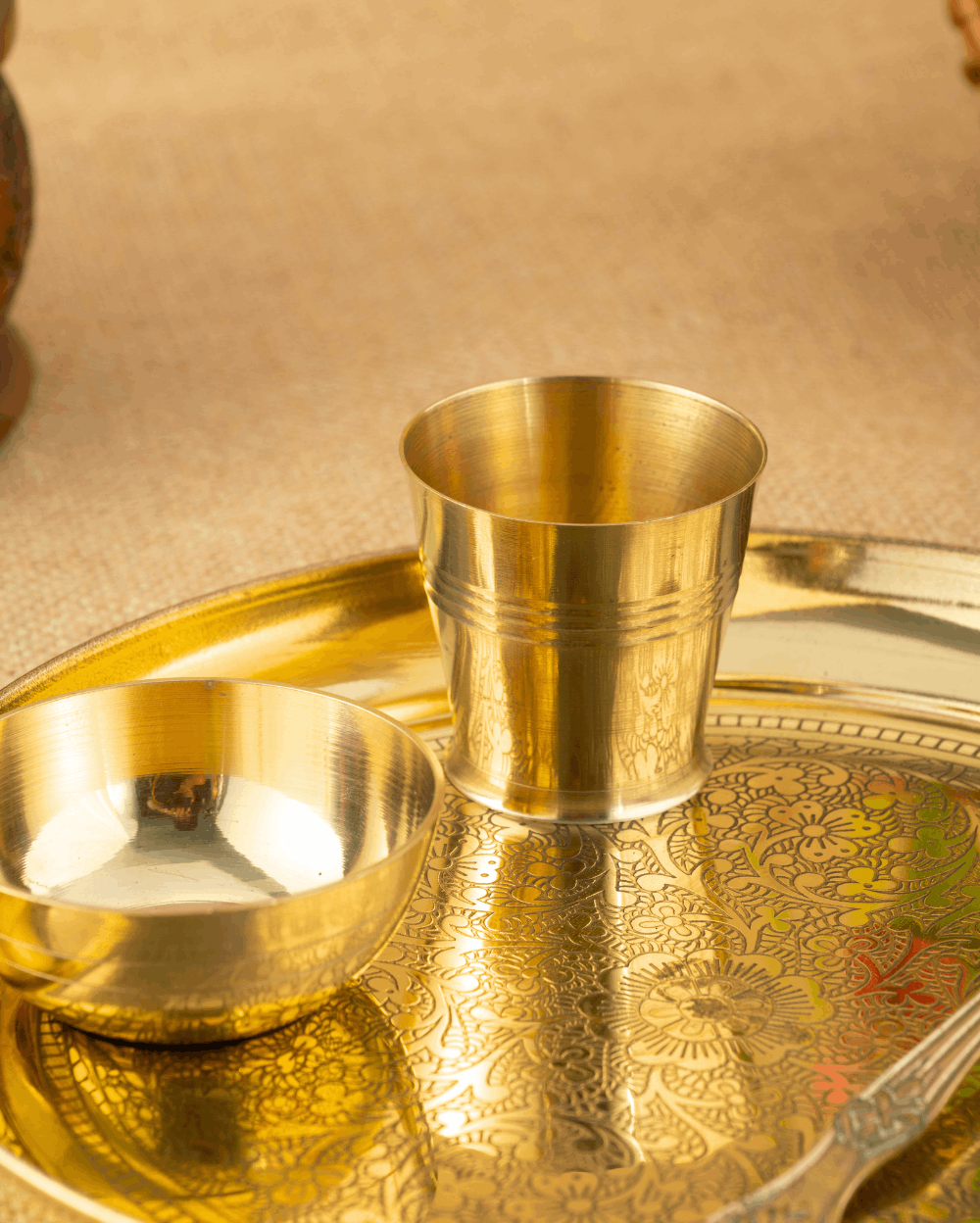 Authentic Brass Baby Set/infant Set