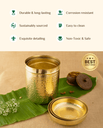 Benefits Of Brass Classic Hammered Big Container Set of 3 Pcs