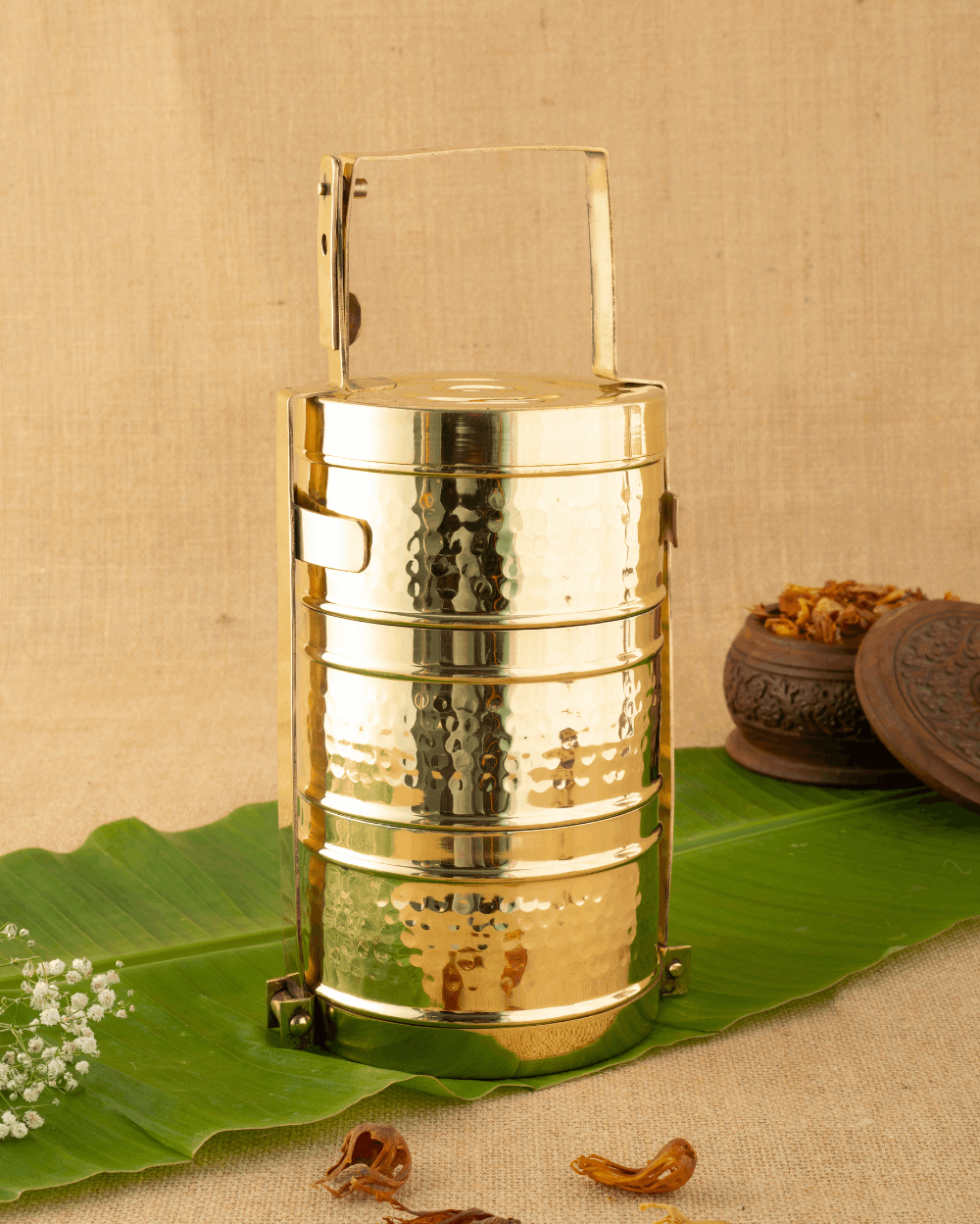 Brass Classic Hammered Tiffin
