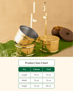 Premium Brass Classic Hammered Tiffin