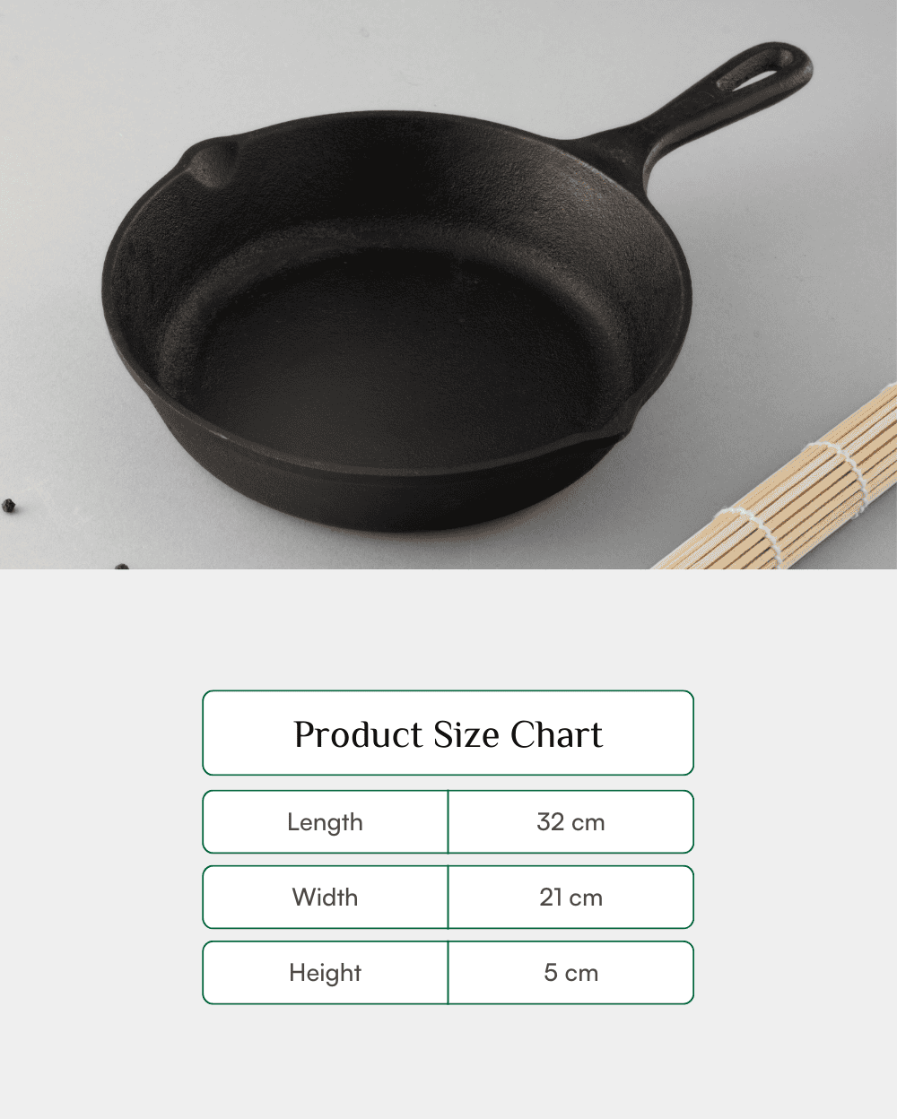 Premium Cast Iron Robust Frypan