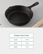 Premium Cast Iron Robust Frypan