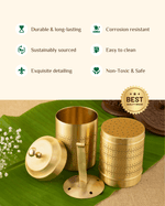 Benefits Of Brass Elite Coffee Filter Engraved