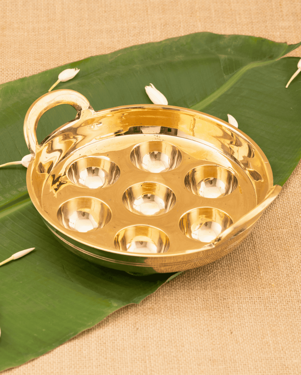 Brass Premium Appam Pan Small