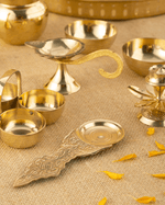 Classic Brass Premium Pooja set