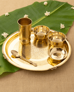 Brass Rajwadi Thali set