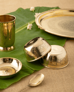 Authentic Brass Rajwadi Thali set