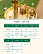 Premium Brass Rajwadi Thaliset