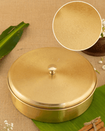 Authentic Brass Spice Box Engraved