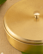 Classic Brass Spice Box Engraved