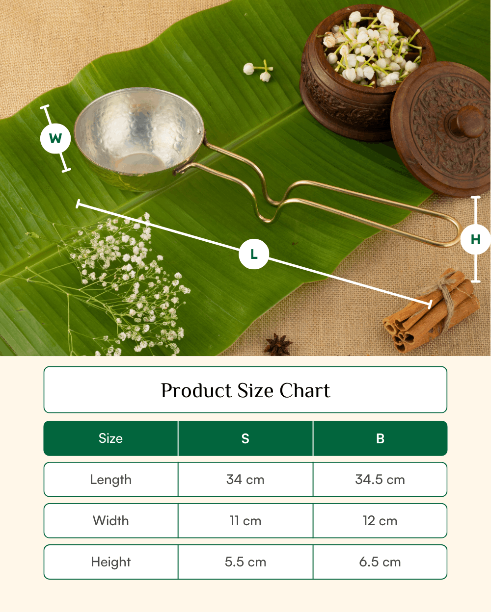 Premium Brass Tadka Pan Tin Coated