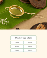 Premium Brass Tea Strainer