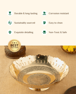 Benefits Of Brass Fruit Bowl Engraved