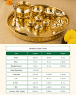 Royal Brass Premium Pooja set