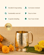 Benefits Of Brass Robust Mug Engraved