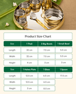 Premium Brass Signature Thaliset Curved (steel Inside)