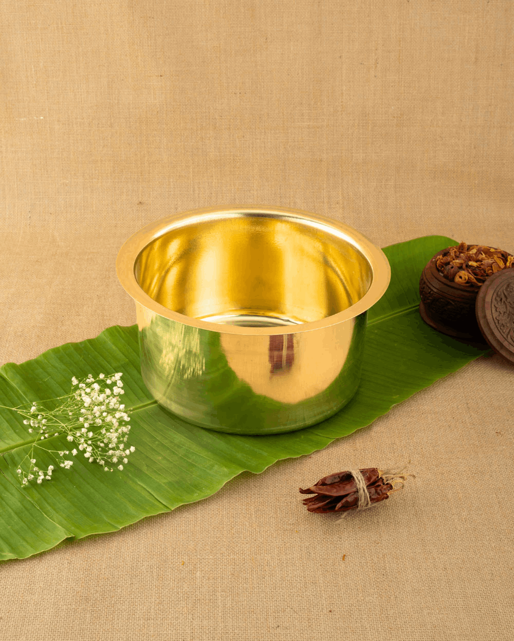 Premium Brass Sterling Cooking Pot