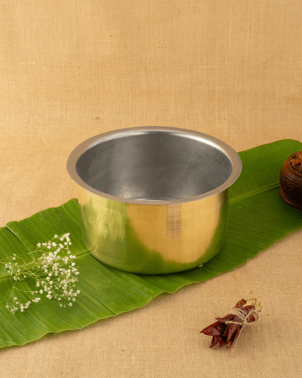 Brass Sterling Cooking Pot Tin Coated