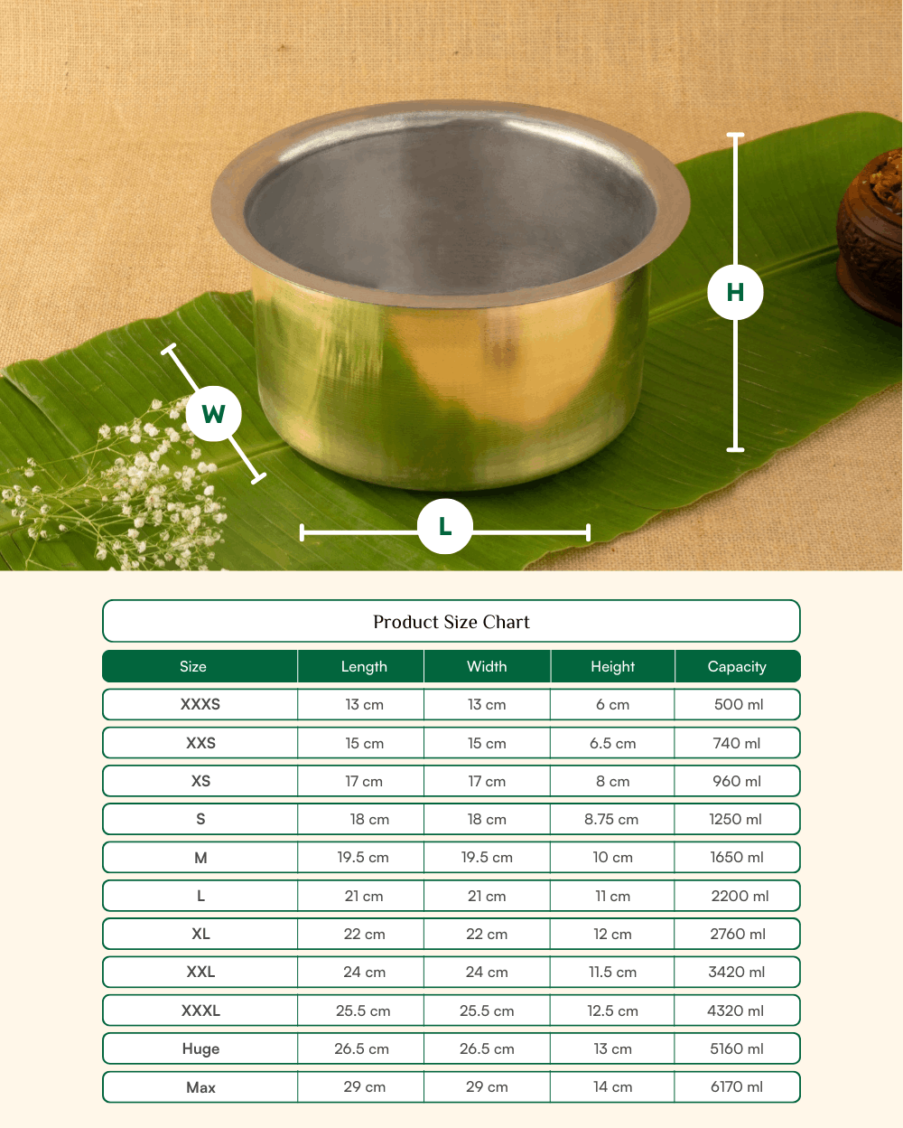 Premium Brass Sterling Cooking Pot Tin Coated