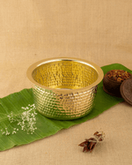 Brass Sterling Hammered Cooking Pot