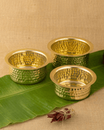 Classic Brass Sterling Hammered Cooking Pot