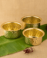 Brass Sterling Hammered Cooking Pot