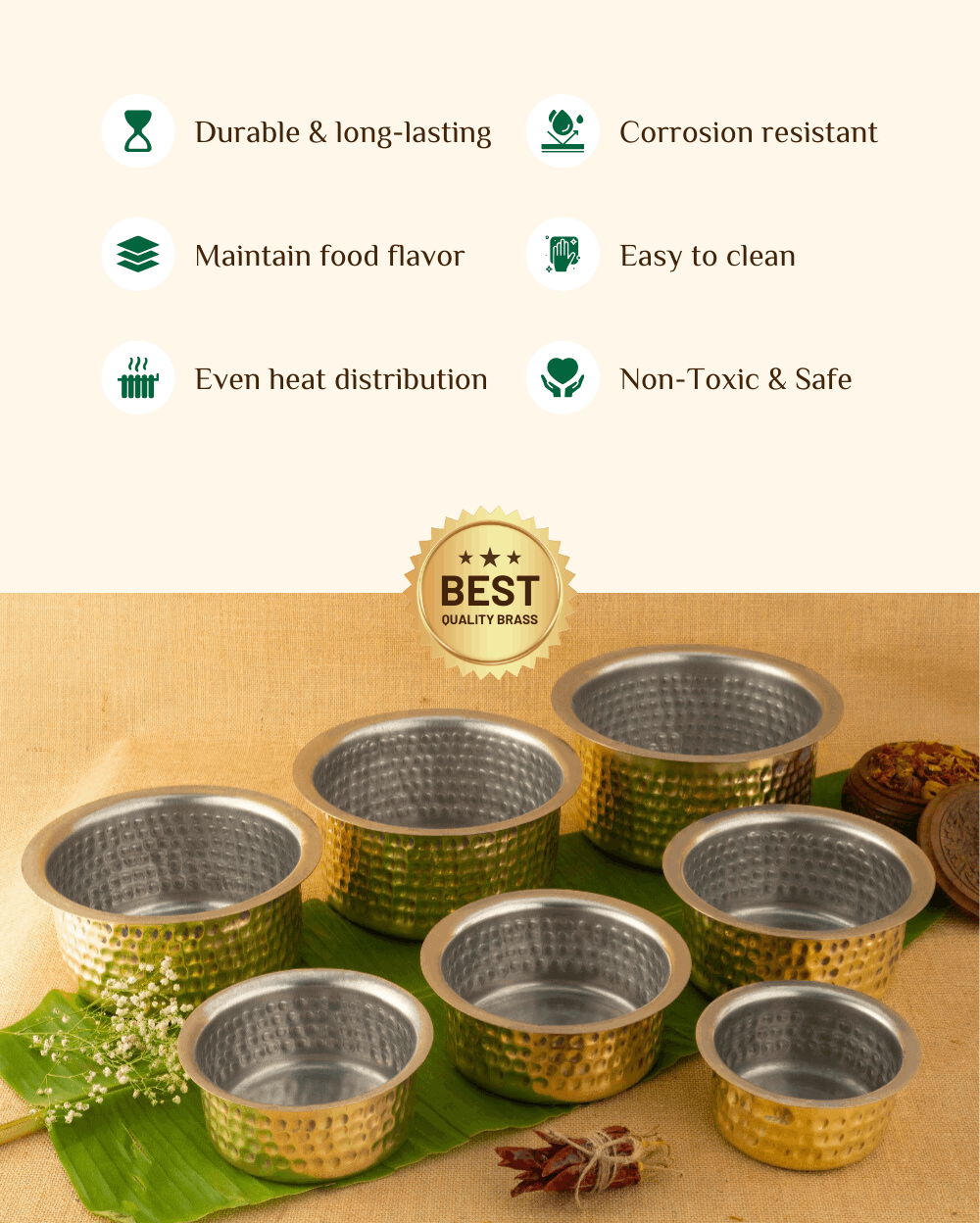Benefits Of Brass Sterling Hammered Cooking Pot Tin Coated