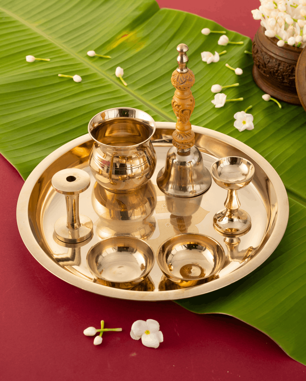 Bronze Divine Pooja Set