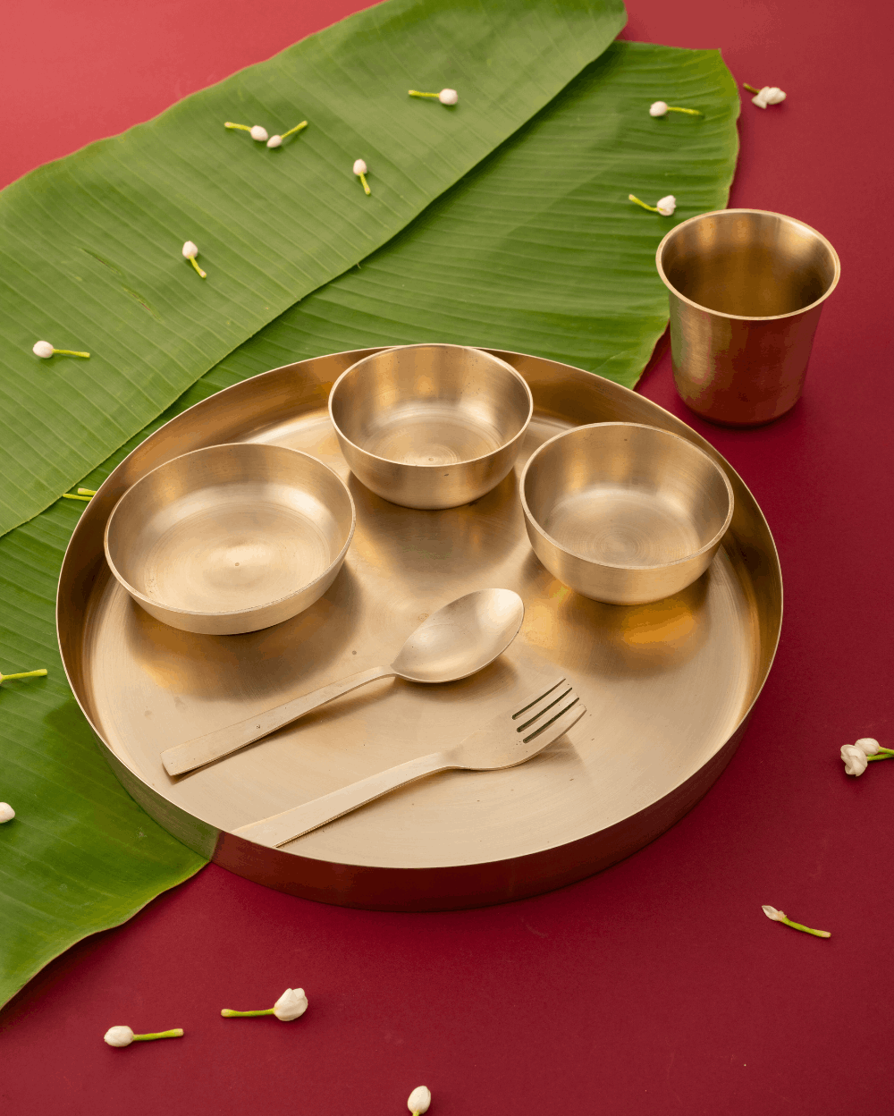 Bronze Royal Thali/Dinner Set Matt