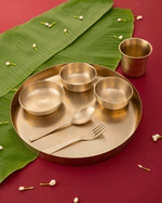 Bronze Royal Thali/Dinner Set Matt