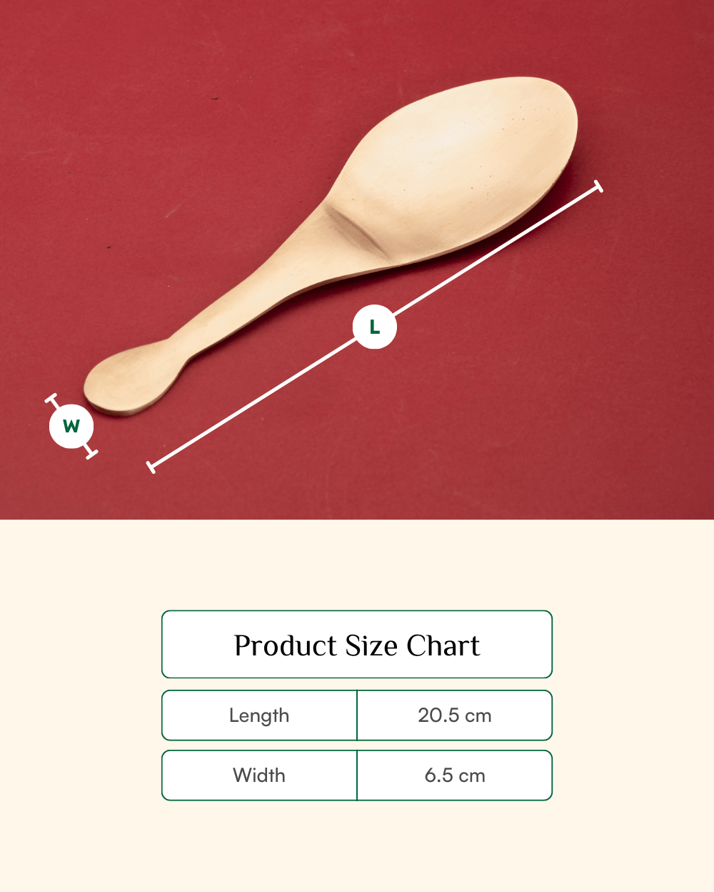 Premium Bronze Supreme Serving Spoon (Bhatiya)