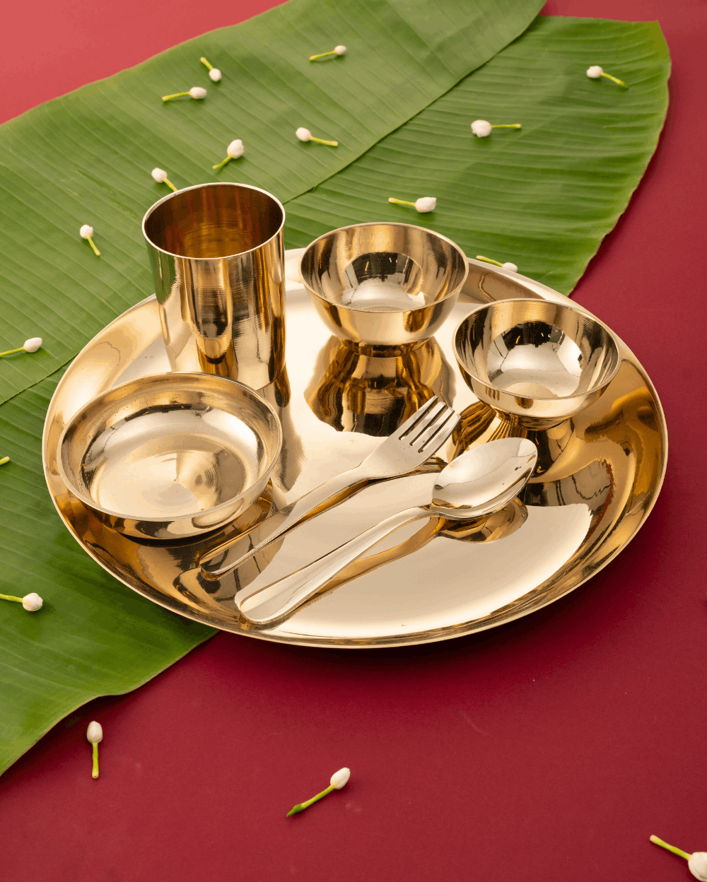 Bronze Supreme Thali/Dinner Set Glossy