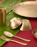 Pure Bronze Supreme Thali/Dinner Set Matt