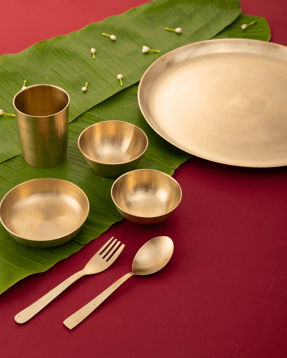 Classic Bronze Supreme Thali/Dinner Set Matt