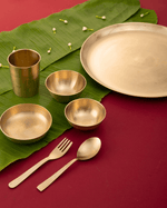 Classic Bronze Supreme Thali/Dinner Set Matt