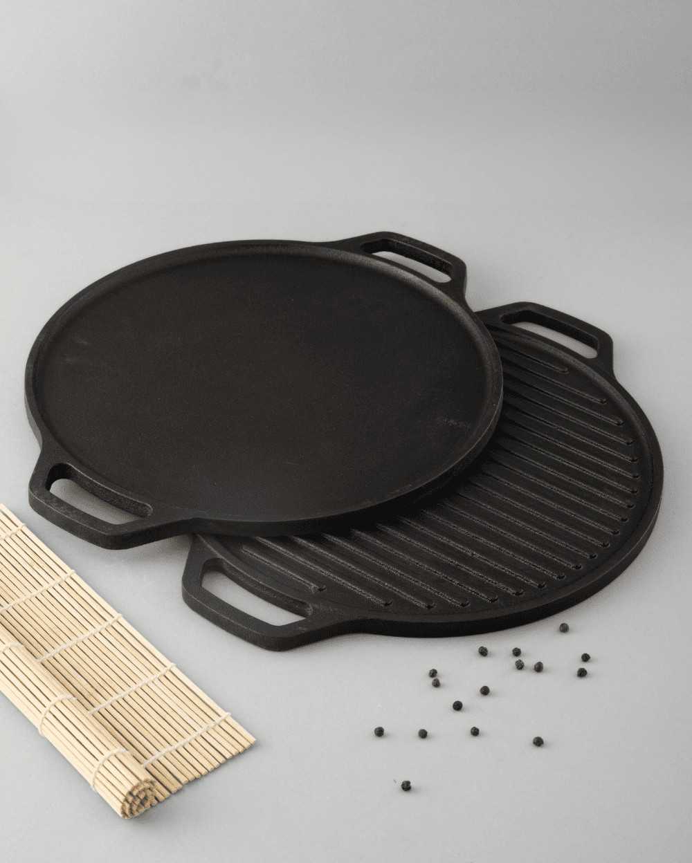 Cast Iron Robust 2 in 1 Tava