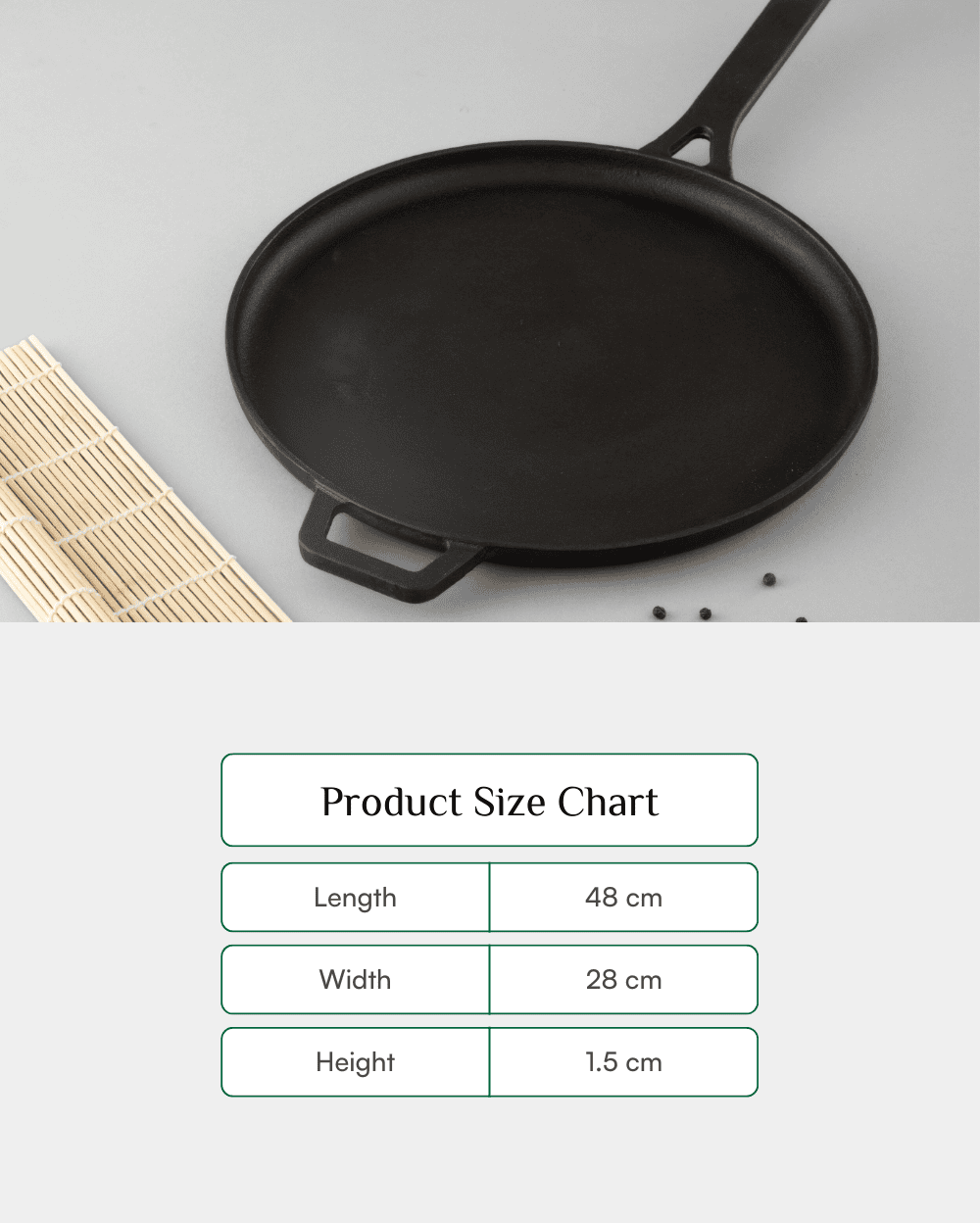 Premium Cast Iron Robust Multi Purpose Tava