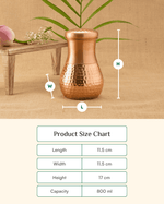 Premium Copper Acute Bedroom Jar