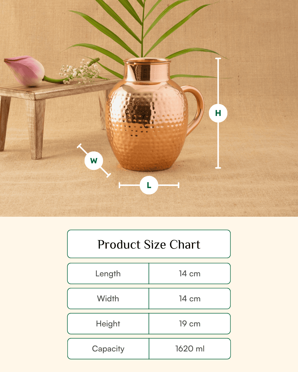 Premium Copper Balloon Bedroom Jar