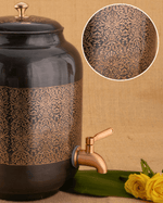 Authentic Copper Classic Vintage Matka Engraved