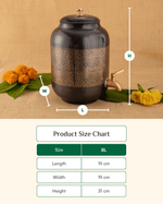 Premium Copper Classic Vintage Matka Engraved