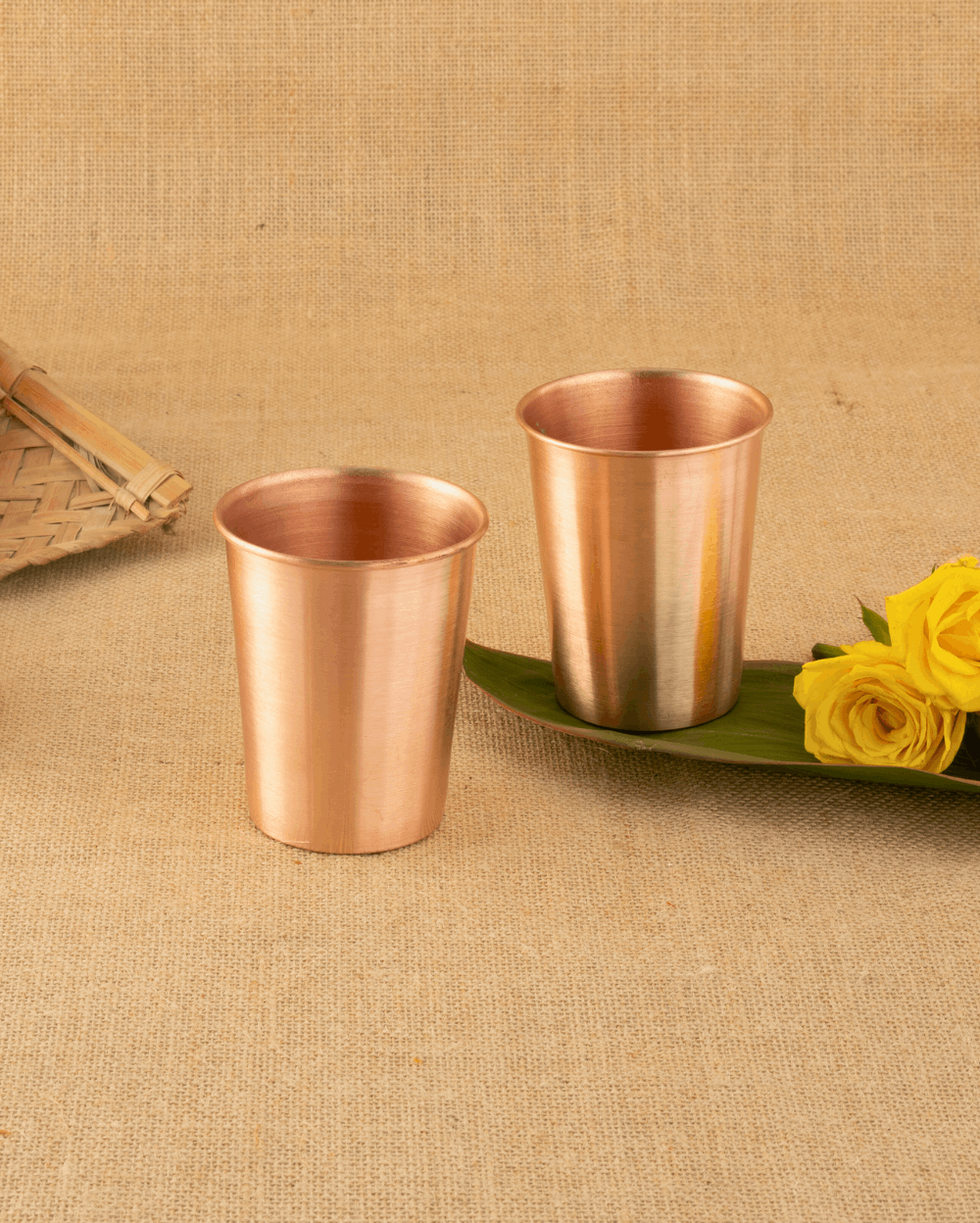 Copper Crest Glass 2 Pc