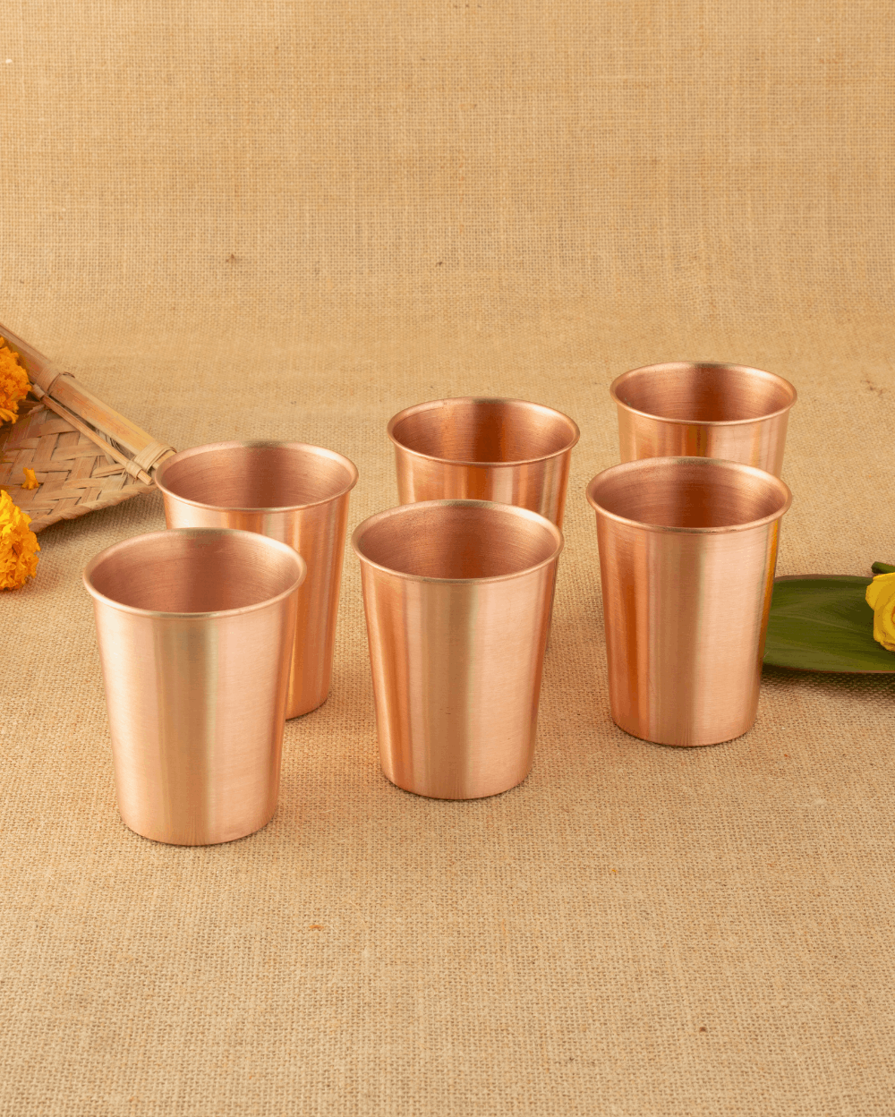 Copper Crest Glass 6 Pc