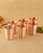 Copper Crest Glass 6 Pc