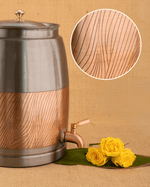 Authentic Copper Deluxe Matka Color Coated