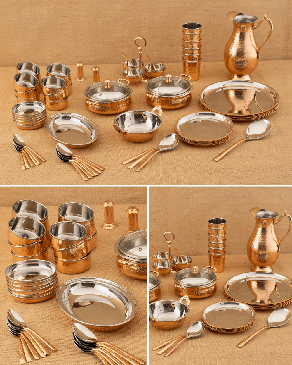 Copper Premium Dinner set